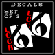 LCCB Logo Decal - Set of 2